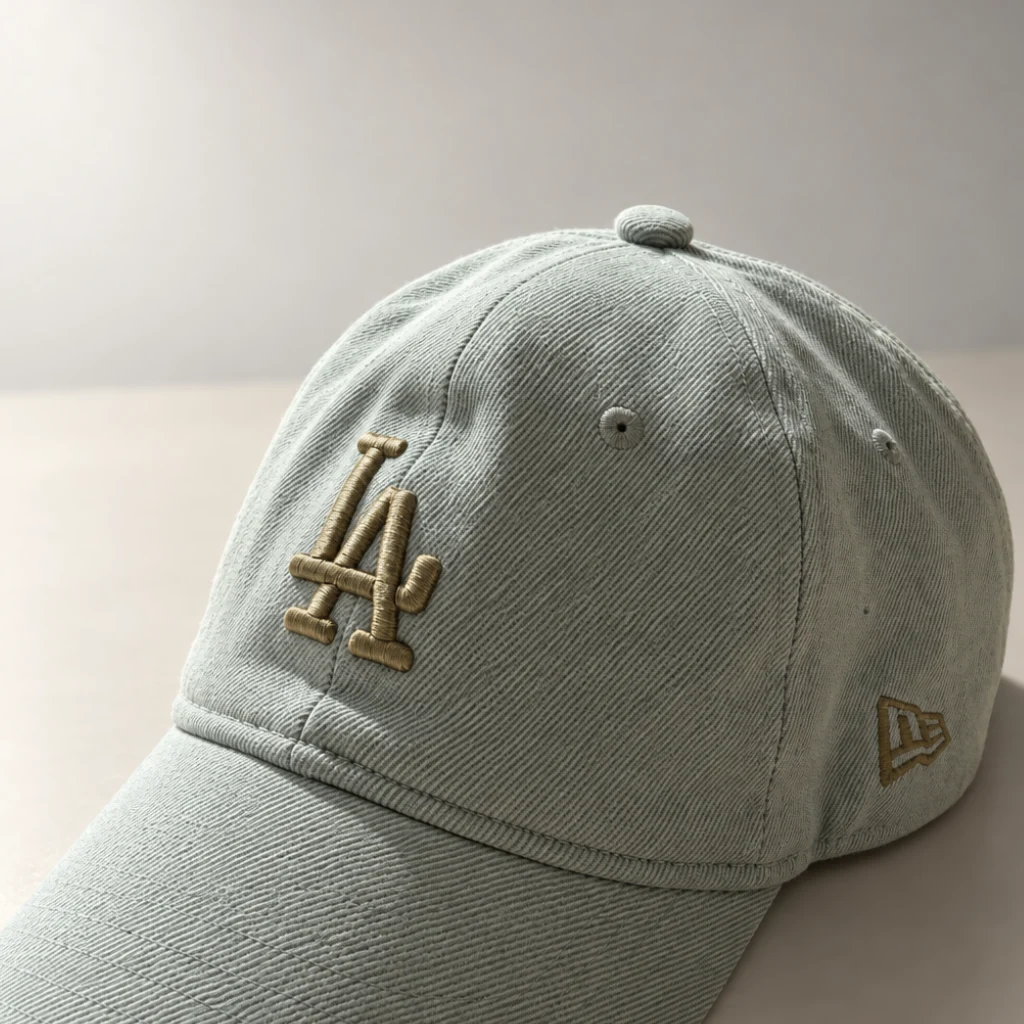 Foto prodotto finale del cappellino creata con l’IA