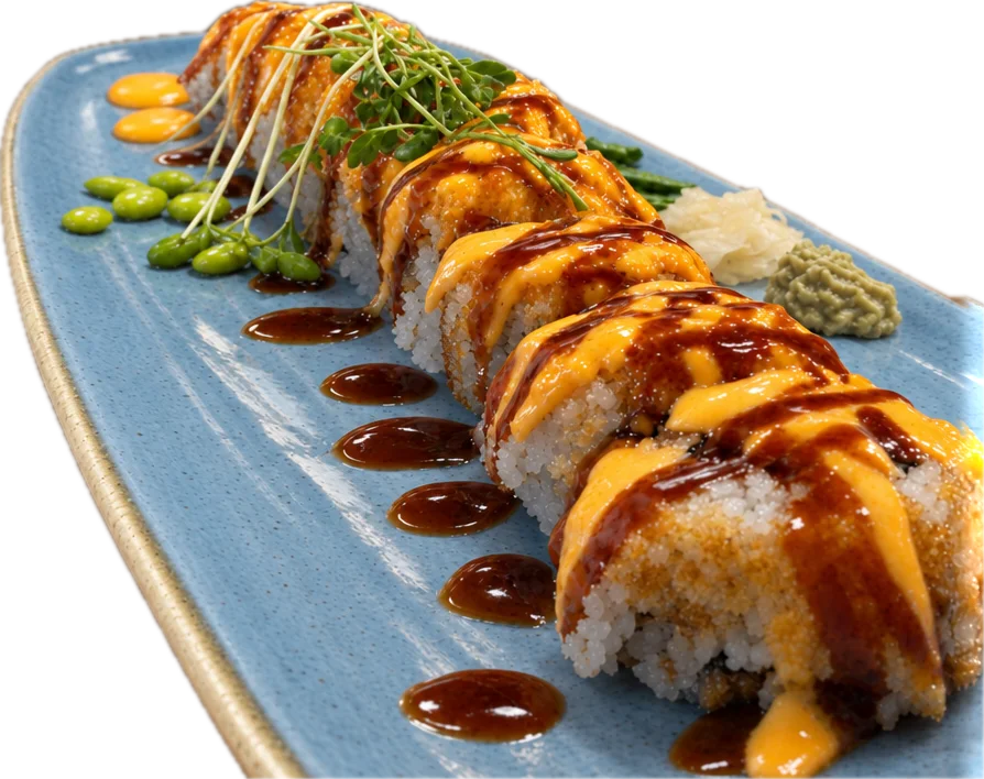 Piatto di sushi dallo Studio 3D